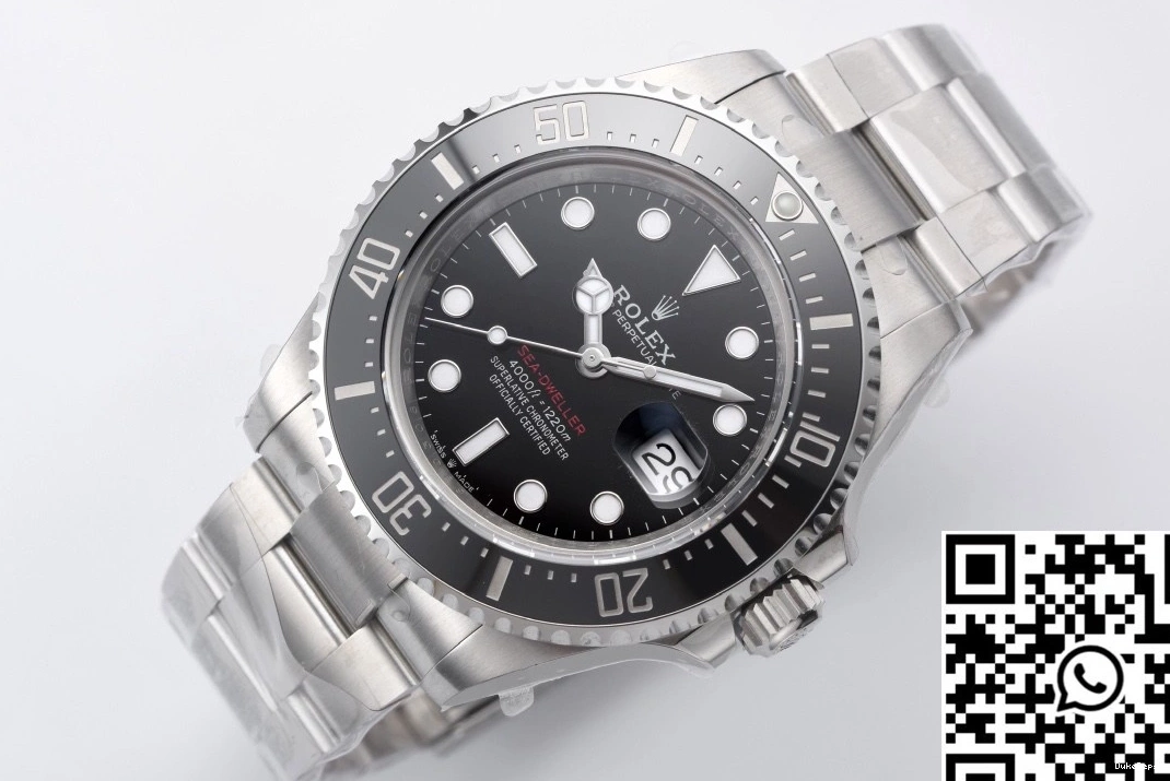 Clean Sea 50TH Anniversary Rolex 126600 2018 Black Dweller Dial Factory 0511